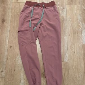 Figs mineral mauve high waisted Zamora joggers